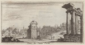 Ansicht des Campo Vacine von Israël Silvestre