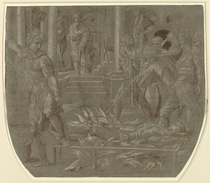 Das Martyrium des heiligen Laurentius von Italian 16th Century