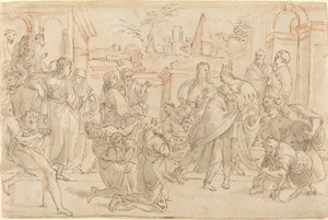 Joseph und seine Brüder in Ägypten [verso]
