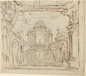 Bühnenbild von Italian 18th Century