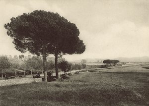Aquädukt des Claudius an der neuen Via Appia von Italian Photographer