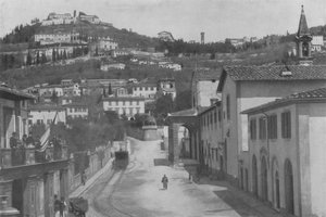 Florenz, Umgebung, San Domenico und Panorama von Fiesole
