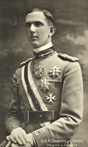 König Umberto II von Italien von Italian Photographer