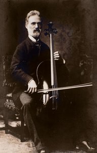 Porträt des italienischen Komponisten und Cellisten Alfredo Piatti (1822-1901)