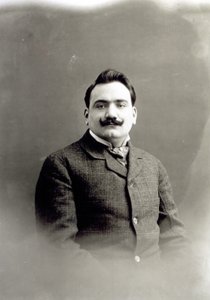 Porträt von Enrico Caruso, um 1900 von Italian Photographer