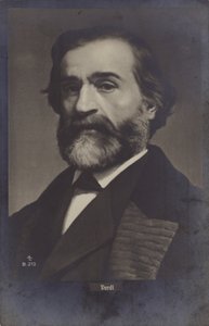 Porträt von Giuseppe Verdi von Italian Photographer