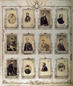 Porträts der Tausend (oder Rothemden) des Risorgimento von Italian Photographer