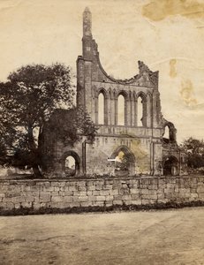 Ruinen der Byland Abbey, von Nordwesten gesehen, Vereinigtes Königreich, circa 1890 von Italian Photographer