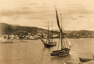 San Remo, Ville ed Alberghi a levante von Italian Photographer