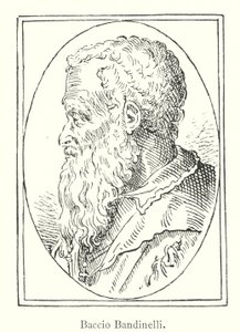 Baccio Bandinelli (Gravur) von Italian School