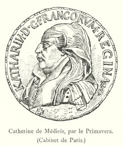Catherine de Medicis, von Primavera, Kabinett von Paris von Italian School