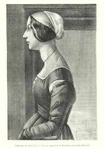 Porträt der Simonetta, Sammlung Palais Pitti (Stich) von Italian School