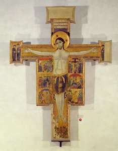 Kreuzigung, Toskanische Schule, zweite Hälfte des 12. Jahrhunderts von Italian School