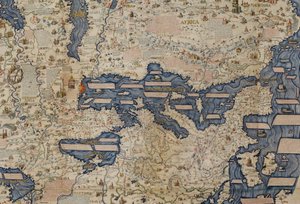 Detail des Mittelmeers, aus 
