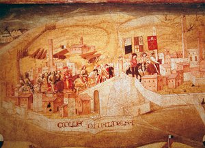 Detail der Kapitulation von Colle Val d