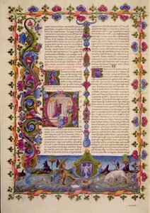 Brief von St. Johannes an die Apostel, aus der Borso d
