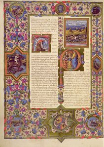 Eröffnung des Kapitels von Ecclesiasticus, aus der Borso d