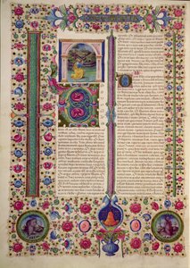 Buch des Propheten Hosea, aus der Borso d