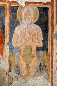 Fresko - Heiliger Onophrius der Einsiedler