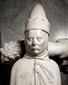 Grabdenkmal des ersten Dogen von Genua Simone Boccanegra (Marmorskulptur)