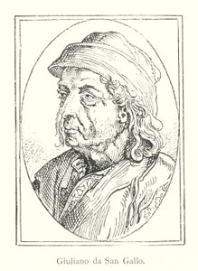 Giuliano da San Gallo (Stich) von Italian School
