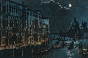 Großer Kanal und Salute von Italian School