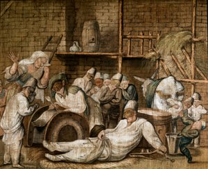Groteske Charaktere der Commedia dell
