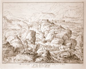 Hannibal überquert die Alpen von Italian School