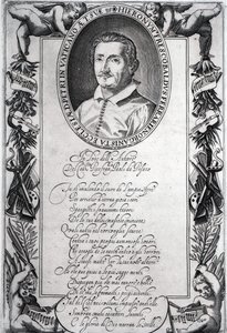 Hieronymus Frescobaldi, graviert von Christian Sas von Italian School