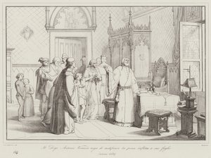 Der Doge Antonio Veniero weigert sich, die Strafe für seinen Sohn zu mildern von Italian School