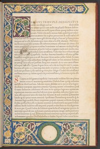 Italienische Renaissance-Schrift, aus Epistolae ad Brutum, von Marcus Tullius Cicero von Italian School