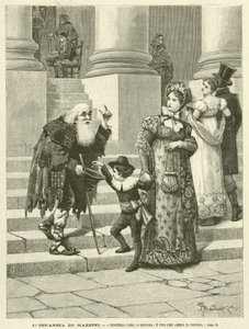 Die Kindheit von Mazzini, "Tenetelo Caro, o Signora, e Uno Che Amera il Popolo" von Italian School