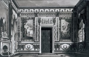 Großer griechischer Salon, aus Architectural Decorations von Gaetano Landi, 1810 von Italian School