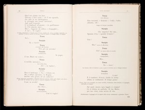 Libretto della Tosca von Giacomo Puccini, Edition Ricordi, Italien von Italian School