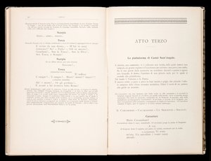 Libretto della Tosca von Giacomo Puccini, Edition Ricordi, Italien von Italian School