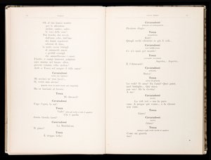 Libretto della Tosca von Giacomo Puccini, Edition Ricordi, Italien von Italian School