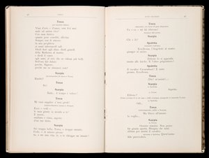 Libretto della Tosca, Edizione Ricordi, Italien