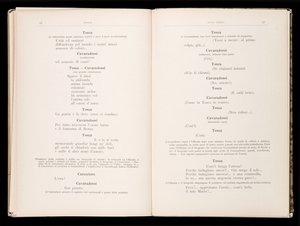 Libretto della Tosca von Giacomo Puccini, Edition Ricordi, Italien von Italian School