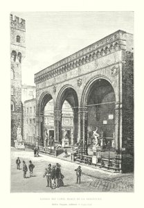 Loggia dei Lanzi, Platz der Signoria, Andrea Orgagna, Architekt