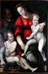 Madonna und Kind mit Johannes dem Täufer
