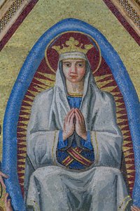 Madonna in Mandorla (Detail)