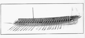 Modell einer venezianischen Trireme