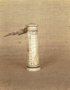 Tragbare Säulensonnenuhr, signiert D. Stephanus, FF, 1587 von Italian School