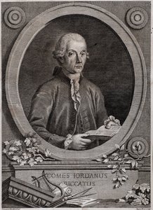 Porträt des Physikers, Mathematikers und Musiktheoretikers Giordano (Jordan) Riccati (1709-1790)