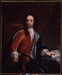 Porträt von Giovanni Battista Bononcini (1670-1747), italienischer Barockkomponist und Cellist von Italian School
