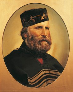 Porträt von Giuseppe Garibaldi, ca. 1897 von Italian School