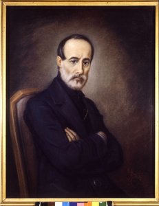 Porträt von Giuseppe Mazzini. 19. Jahrhundert. Museo del Risorgimento, Mailand von Italian School