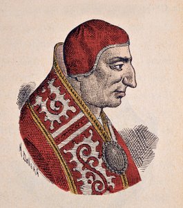 Porträt von Papst Benedikt VIII (1012-1024) von Italian School