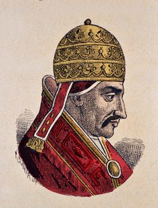 Porträt von Papst Benedikt VI. (973-974) von Italian School