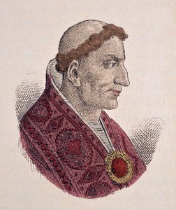 Porträt von Papst Konon (686-687) von Italian School